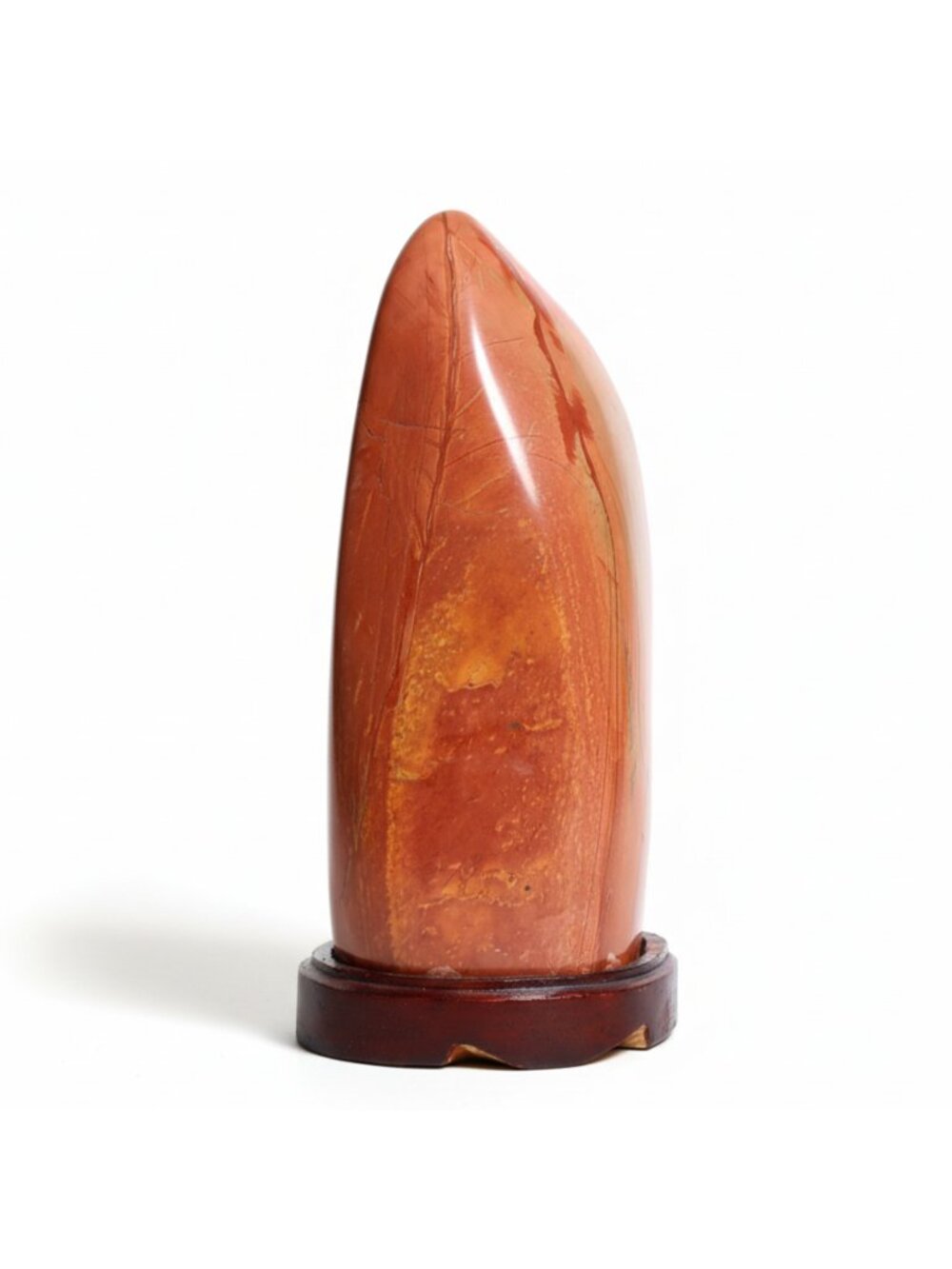 Red Jasper Showpiece Vibrant Standing Display Stone 9-10 Inch